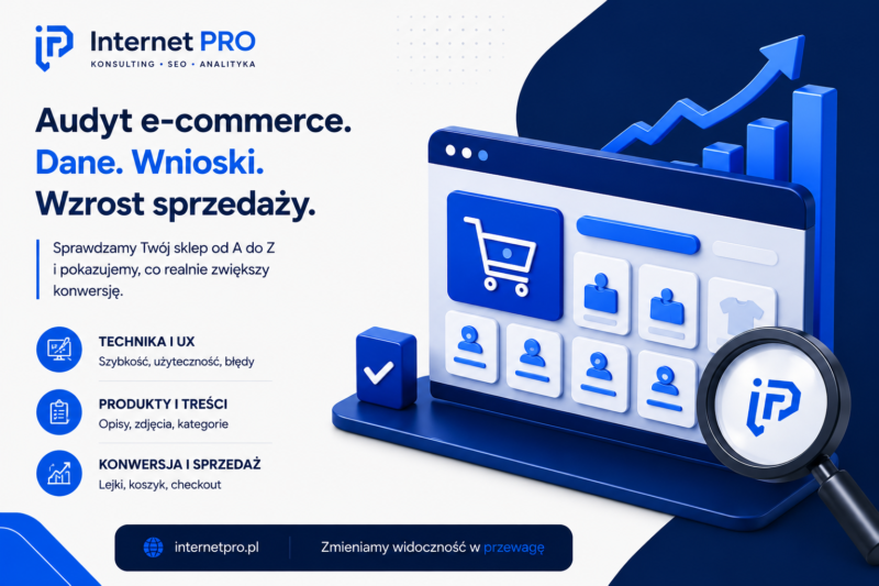 Audyt e-commerce – sklep internetowy