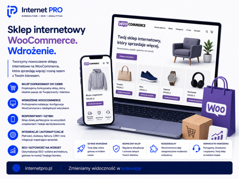 Sklep internetowy WooCommerce – wdrożenie