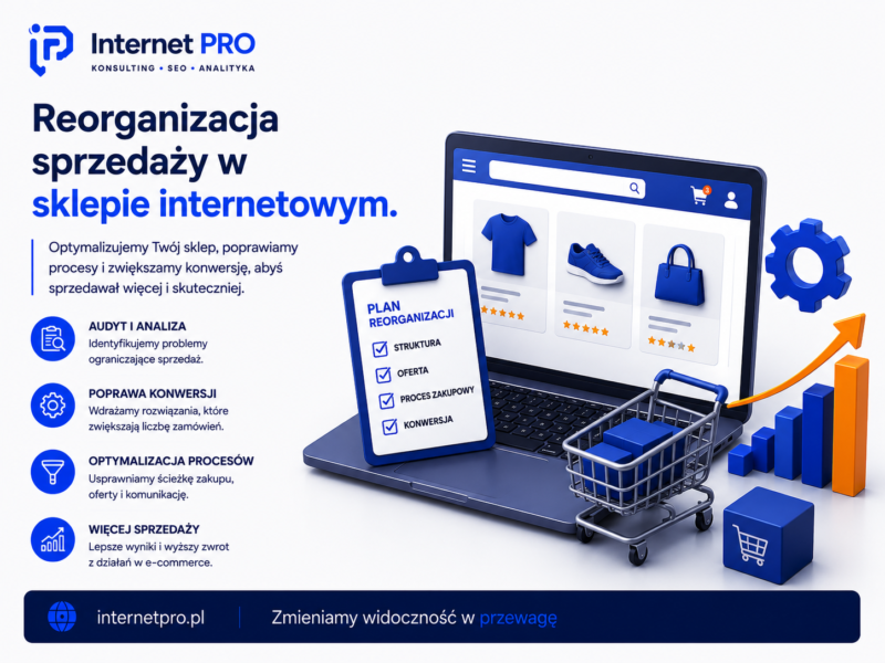 Reorganizacja sprzedaży w sklepie internetowym