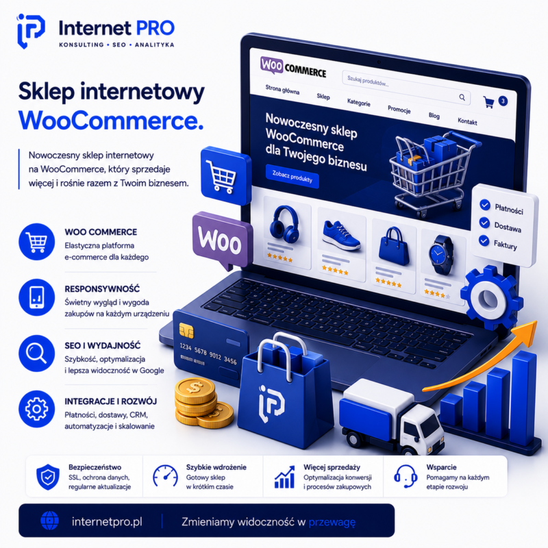 Sklep internetowy WooCommerce – wdrożenie